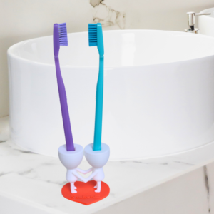 Kit pareja cepillos cerda ULTRA suave + pedestal